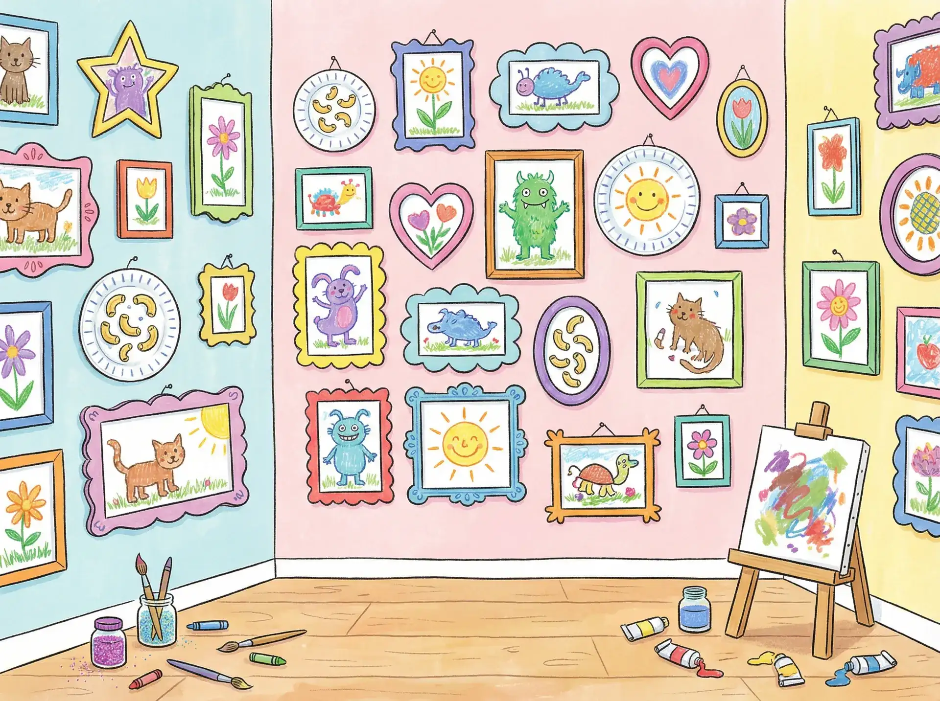 小朋友的彩色画作 - 火影忍者超污成年网站 创意展示
